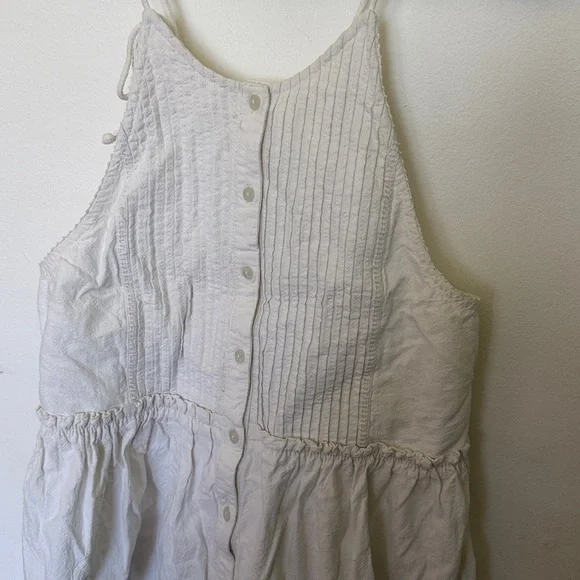 Free People Open Back Babydoll Dress - M - White - Picture 4 of 10